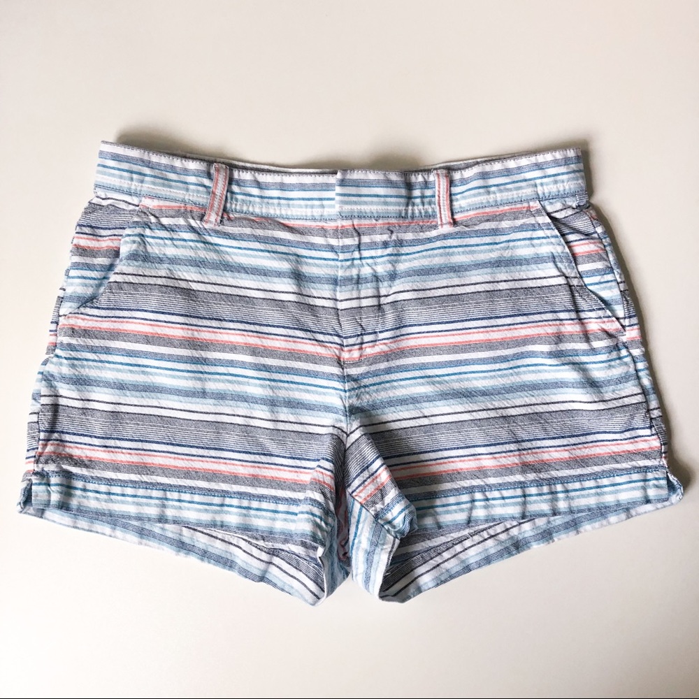 Gap Pastel Striped Shorts Size 6